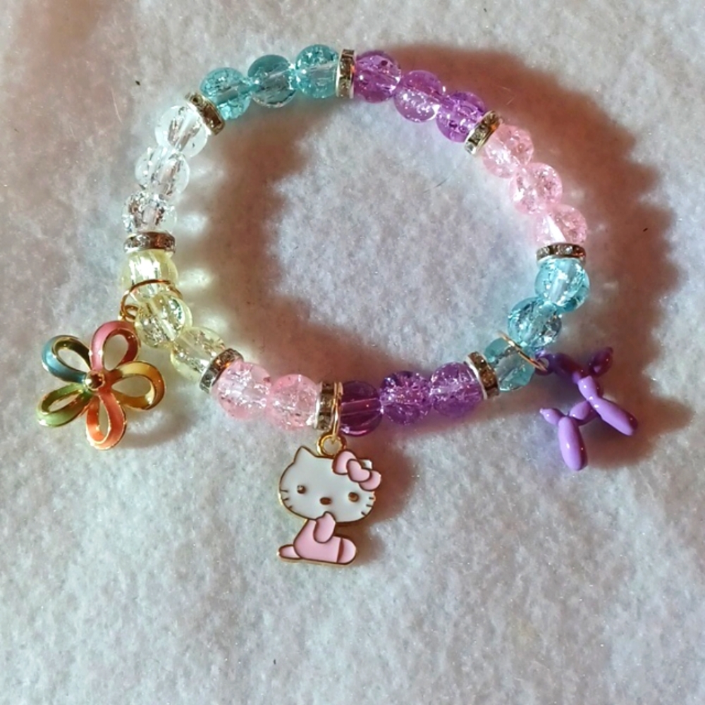 Hello Kitty Balloon Dog Bracelet